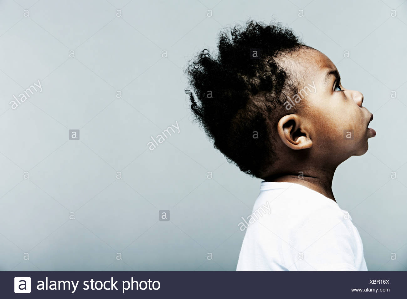 Portrait Boy Hairstyle Side View Stock Photos Portrait Boy