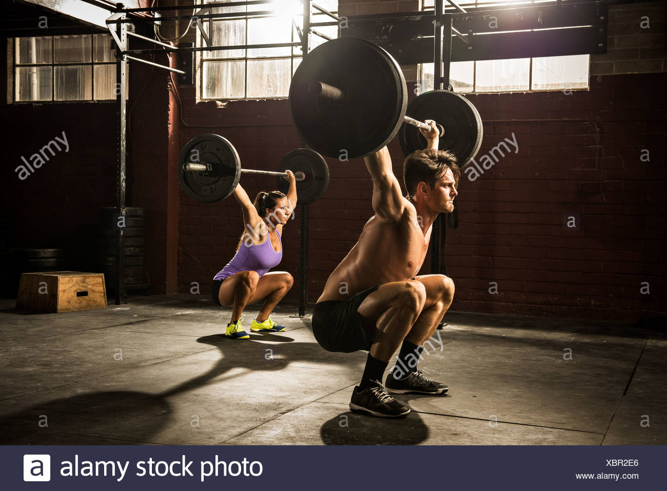 Barbells In Gym Stock Photos & Barbells In Gym Stock Images Alamy