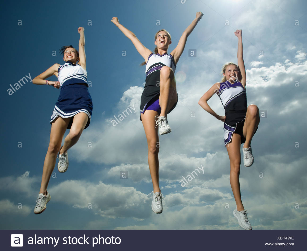 Cheerleader Jump High Resolution Stock Photography and Images Alamy