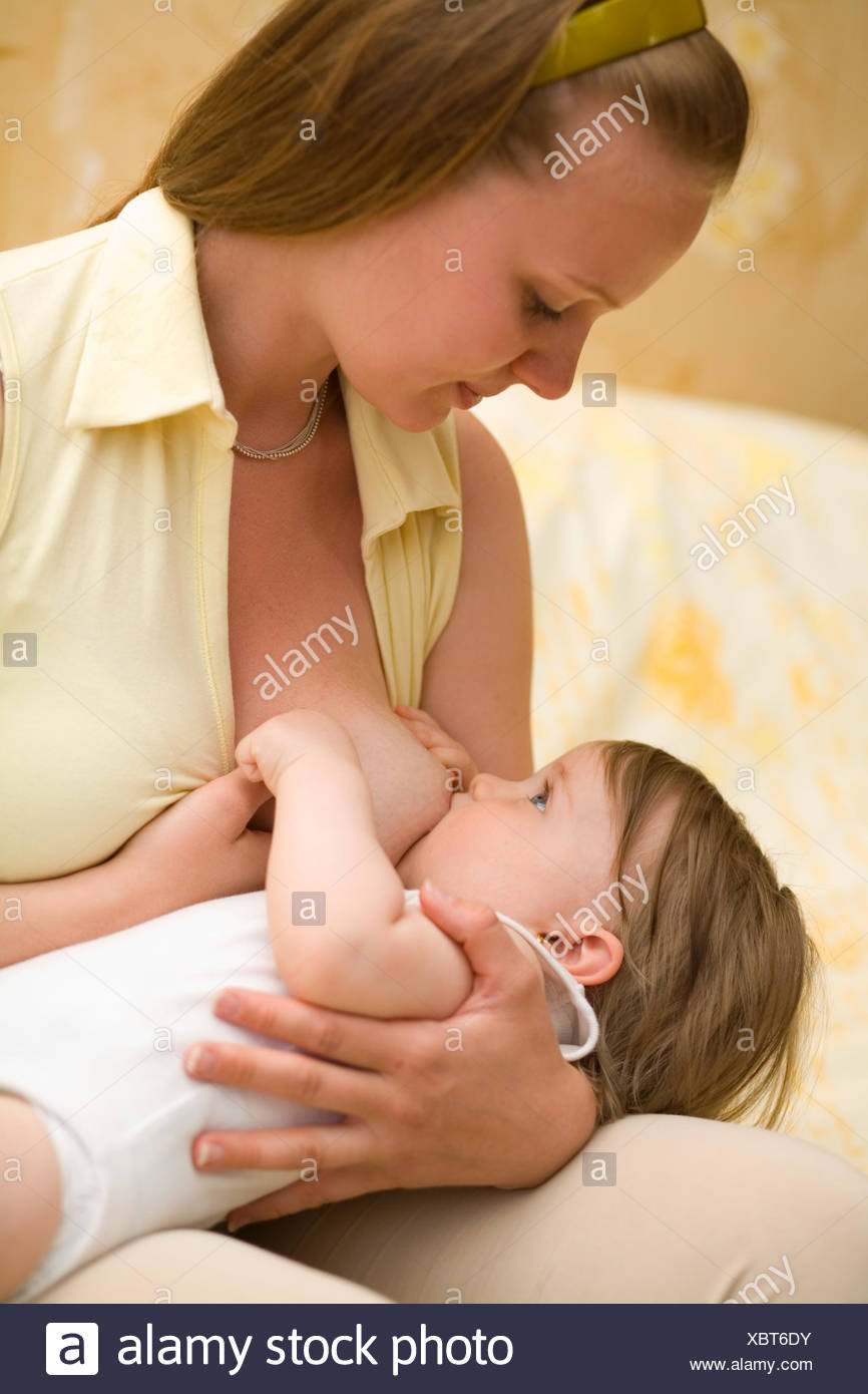 mother breastfeeding her baby