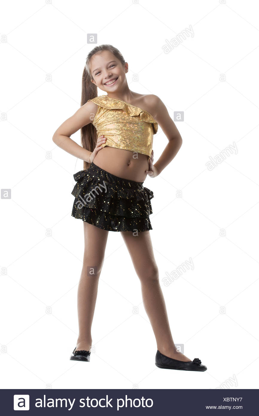 gold skirt with black top