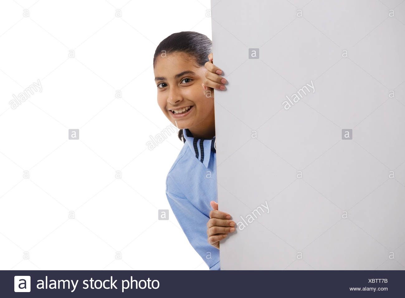 Young Girl Peeping Out High Resolution Stock Photography And Images Alamy
