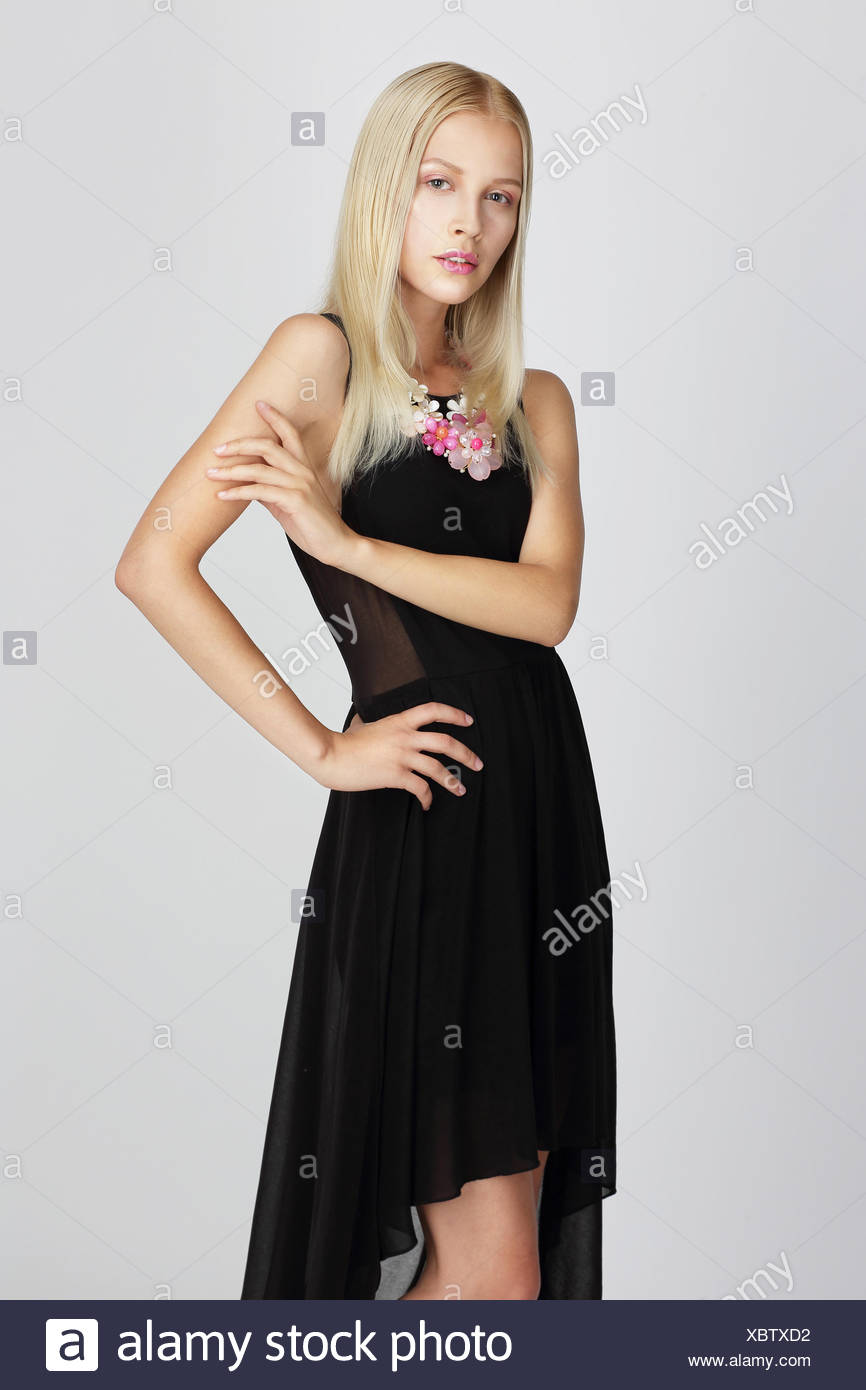 silky evening dress