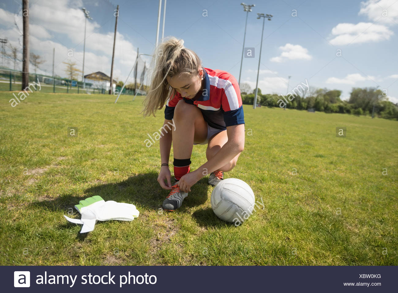 Female Soccer Goalie High Resolution Stock Photography and Images Alamy