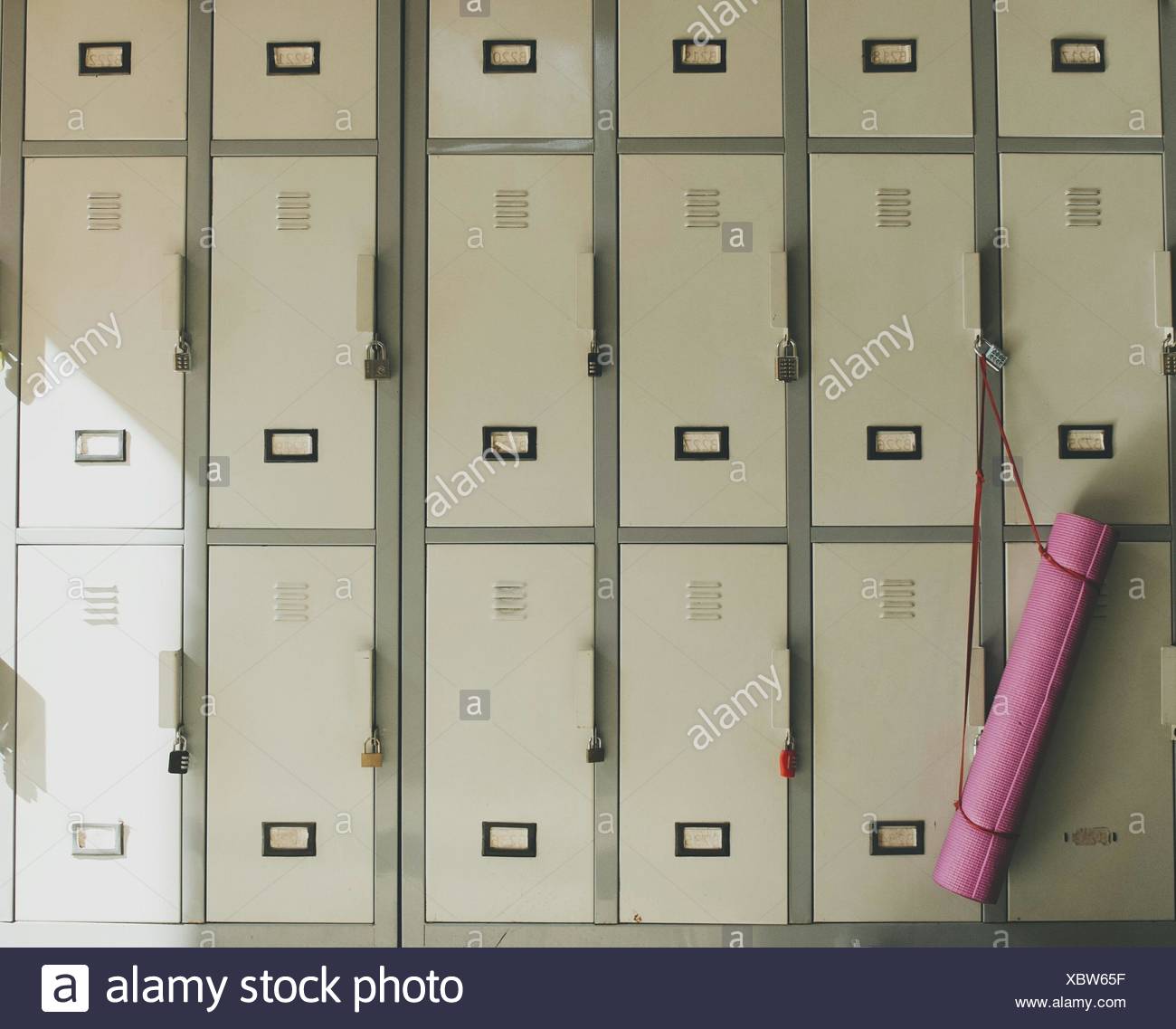 Pink Lockers High Resolution Stock Photography and Images Alamy
