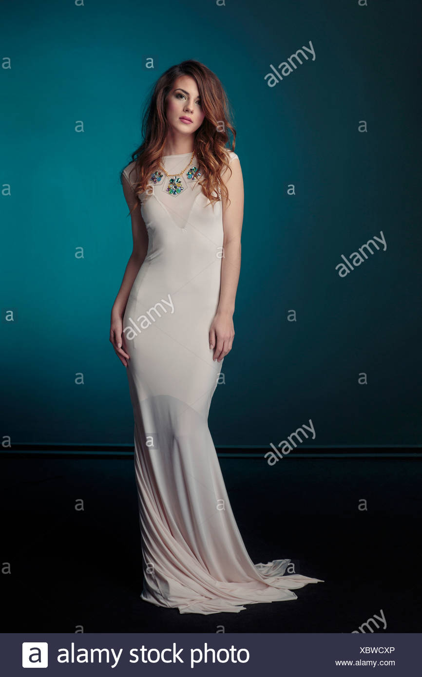 Woman Evening Gown Fashion High Resolution Stock Photography and Images ...