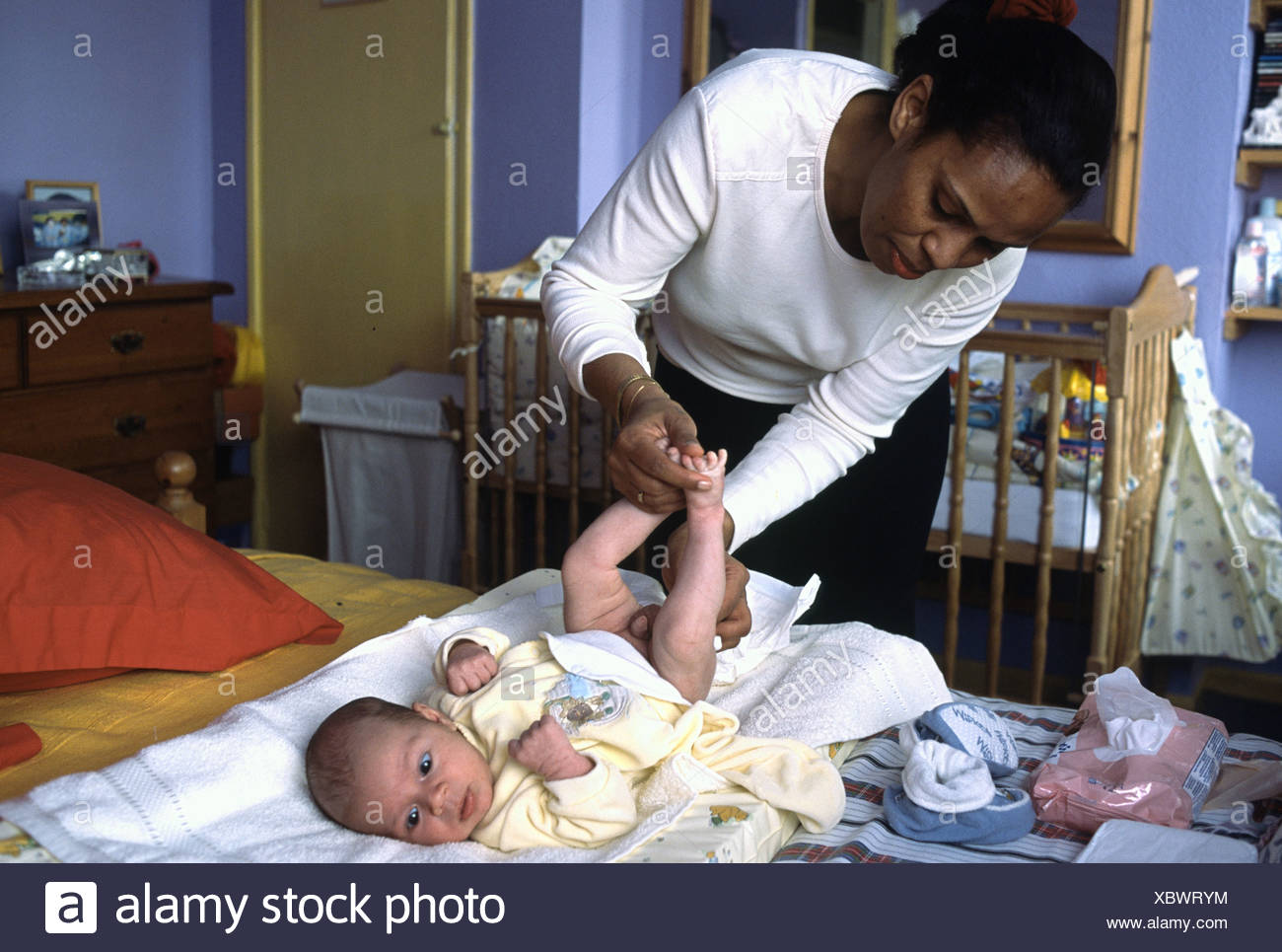 Nappies Changing Stock Photos & Nappies Changing Stock Images Alamy