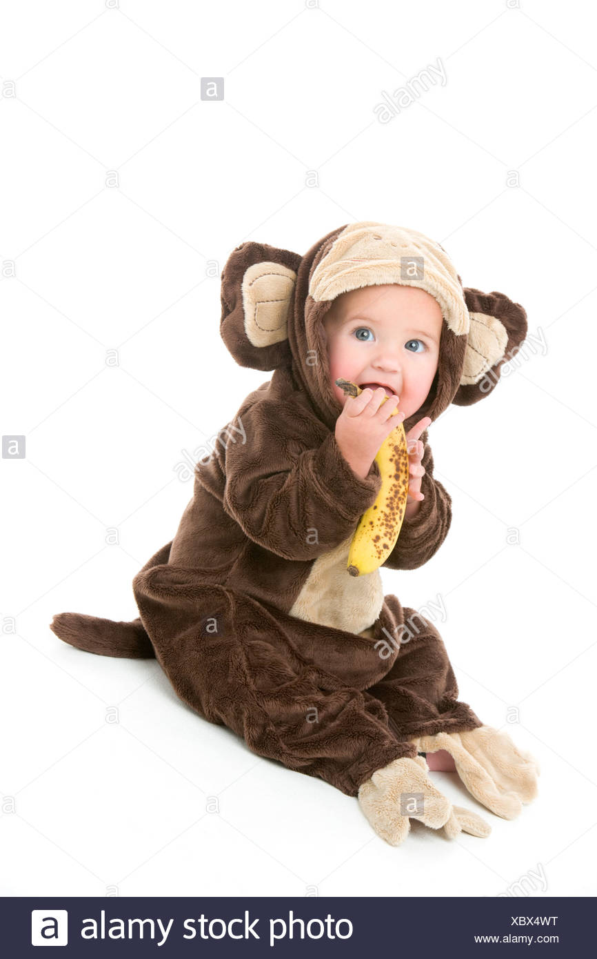baby in banana costume