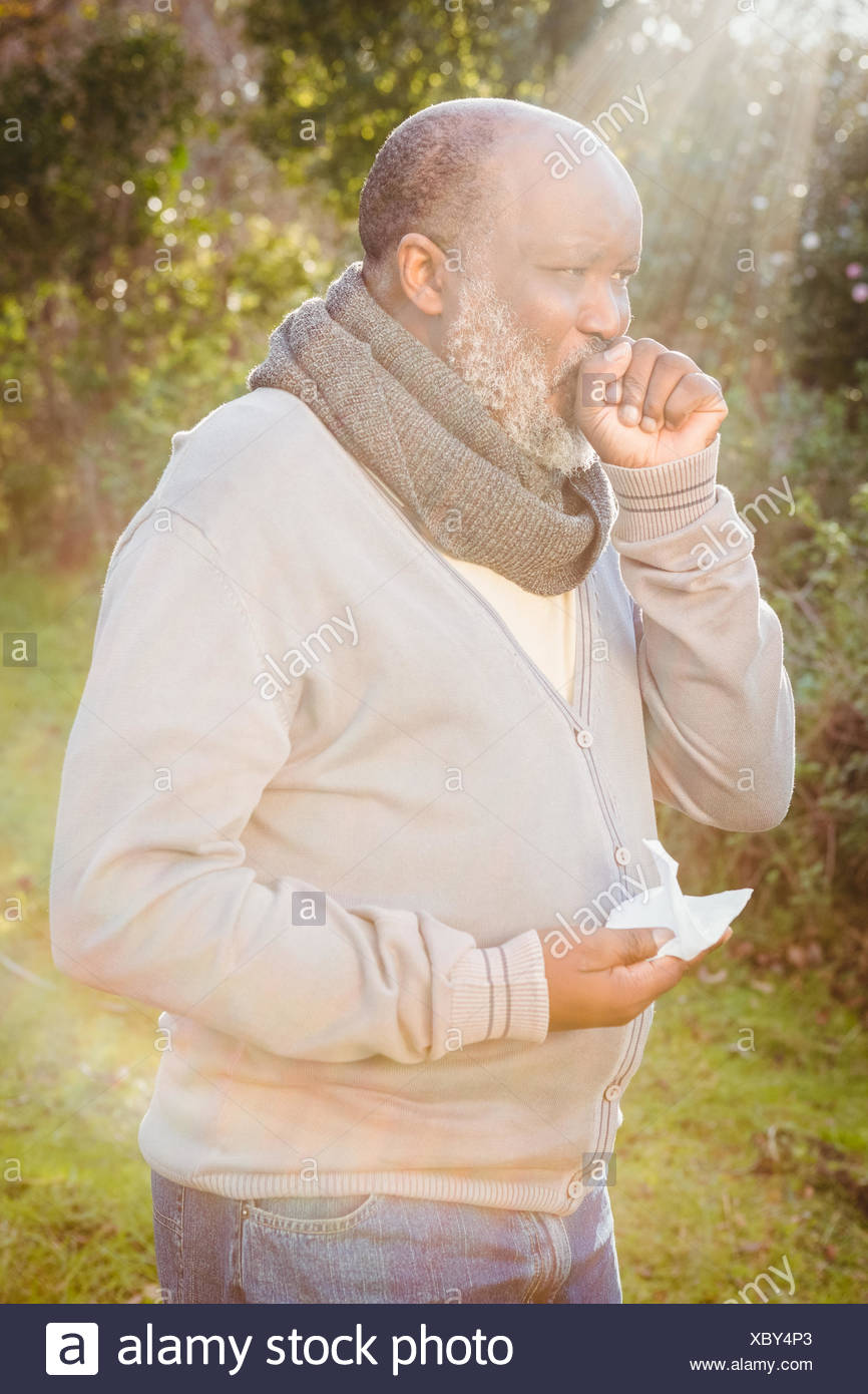 Elderly Coughing High Resolution Stock Photography and Images Alamy