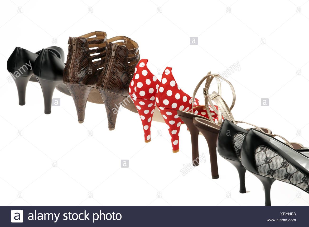 Damenschuhe High heels Stock Photo