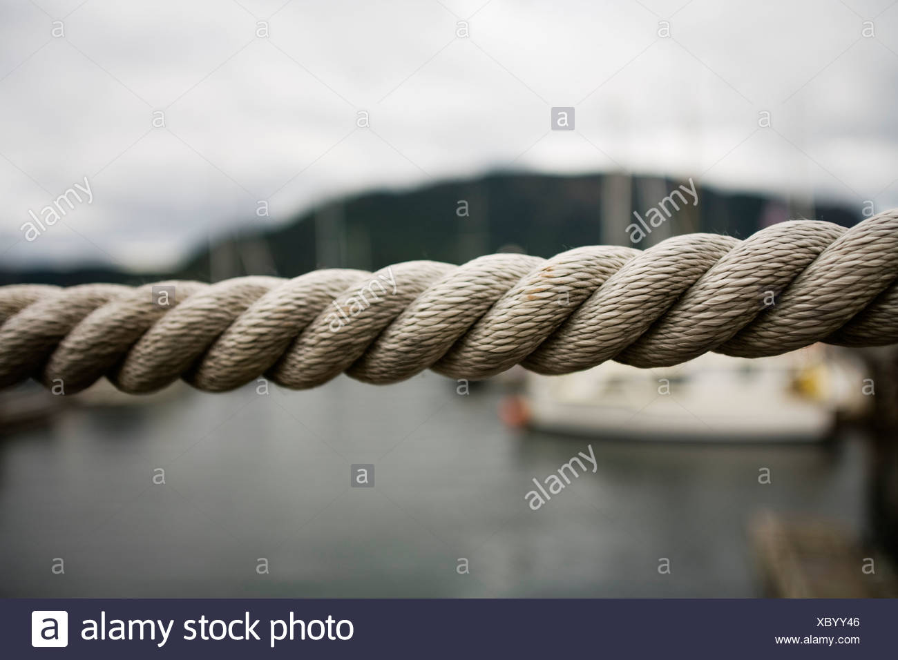 thick boat rope
