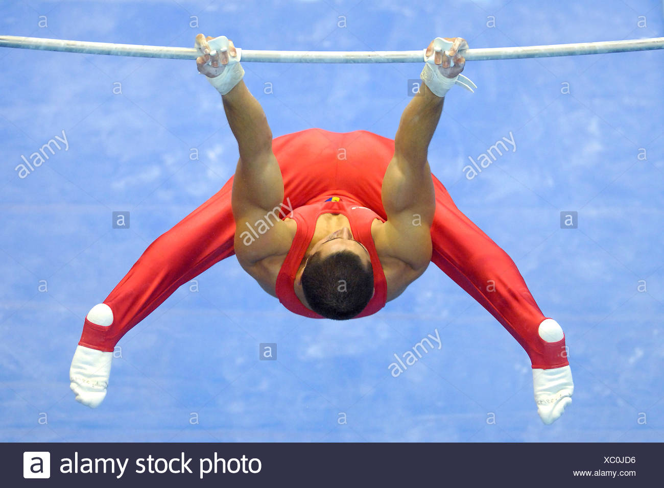 Artistic Gymnastics High Bar Bird S View Stock Photo 282756242