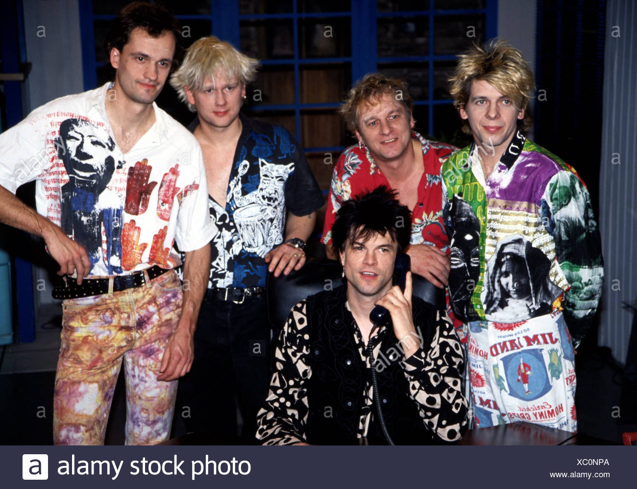 Die Toten Hosen, German punk band, group picture, 1993, Additional-Rights-Clearances-NA