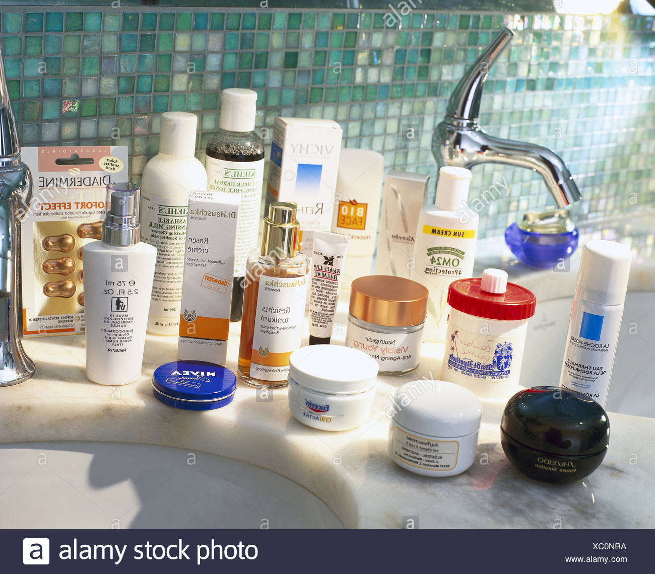 Bathroom Sinks Detail Care Products Differently No Property