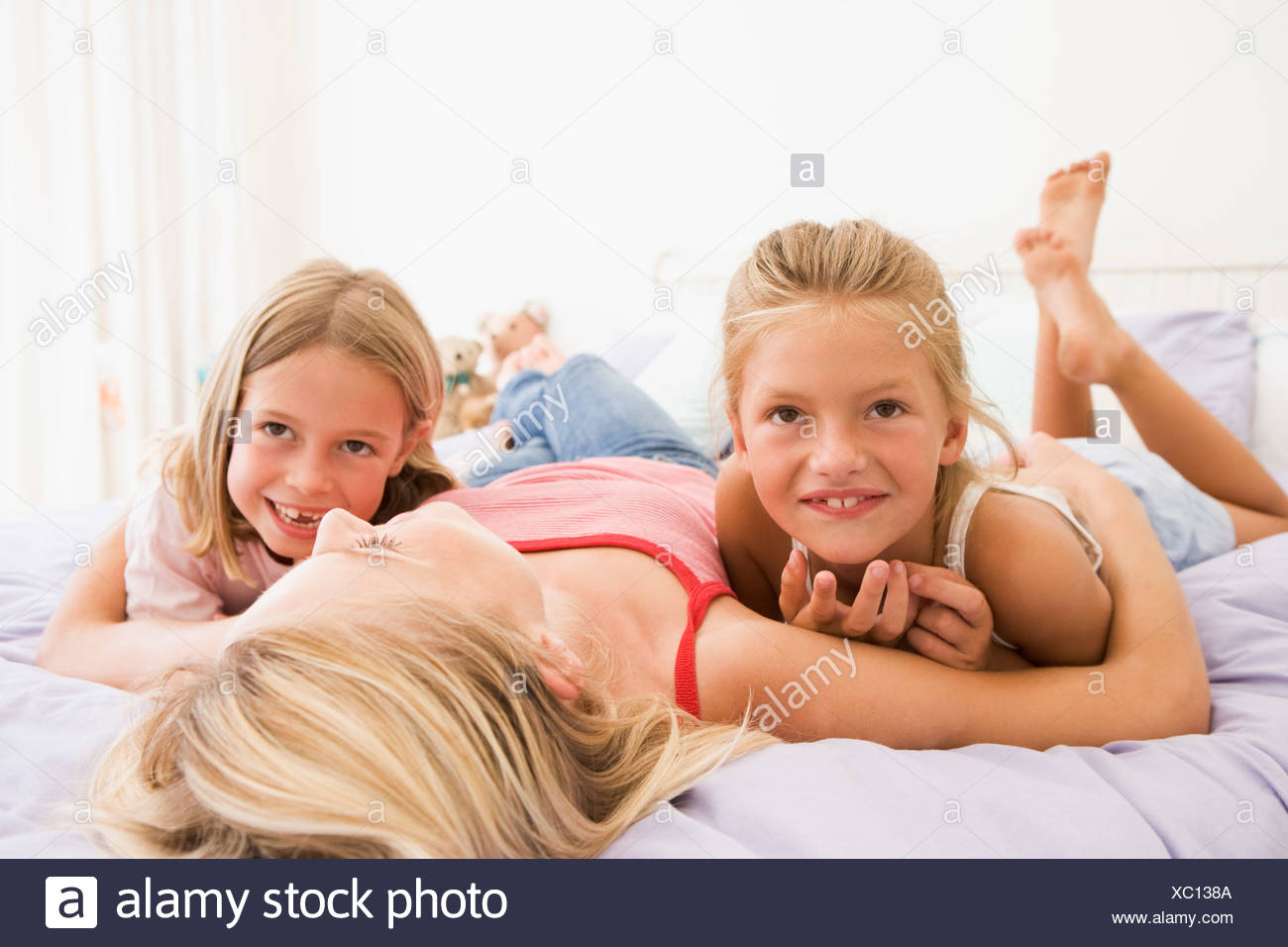 bed with girls
