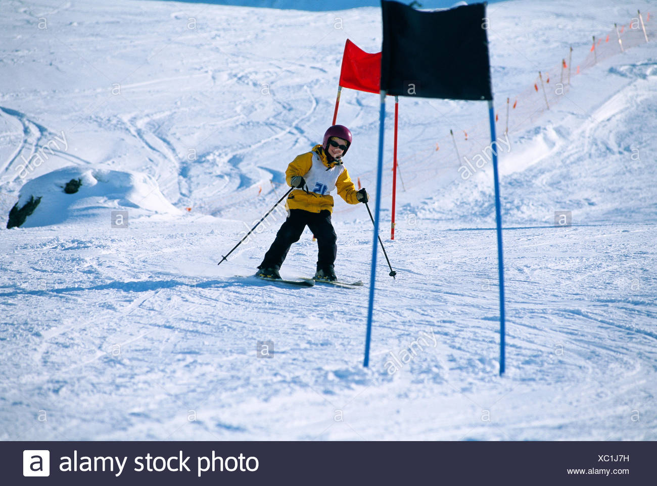 Skiing Slalom Stock Photos Skiing Slalom Stock Images Alamy