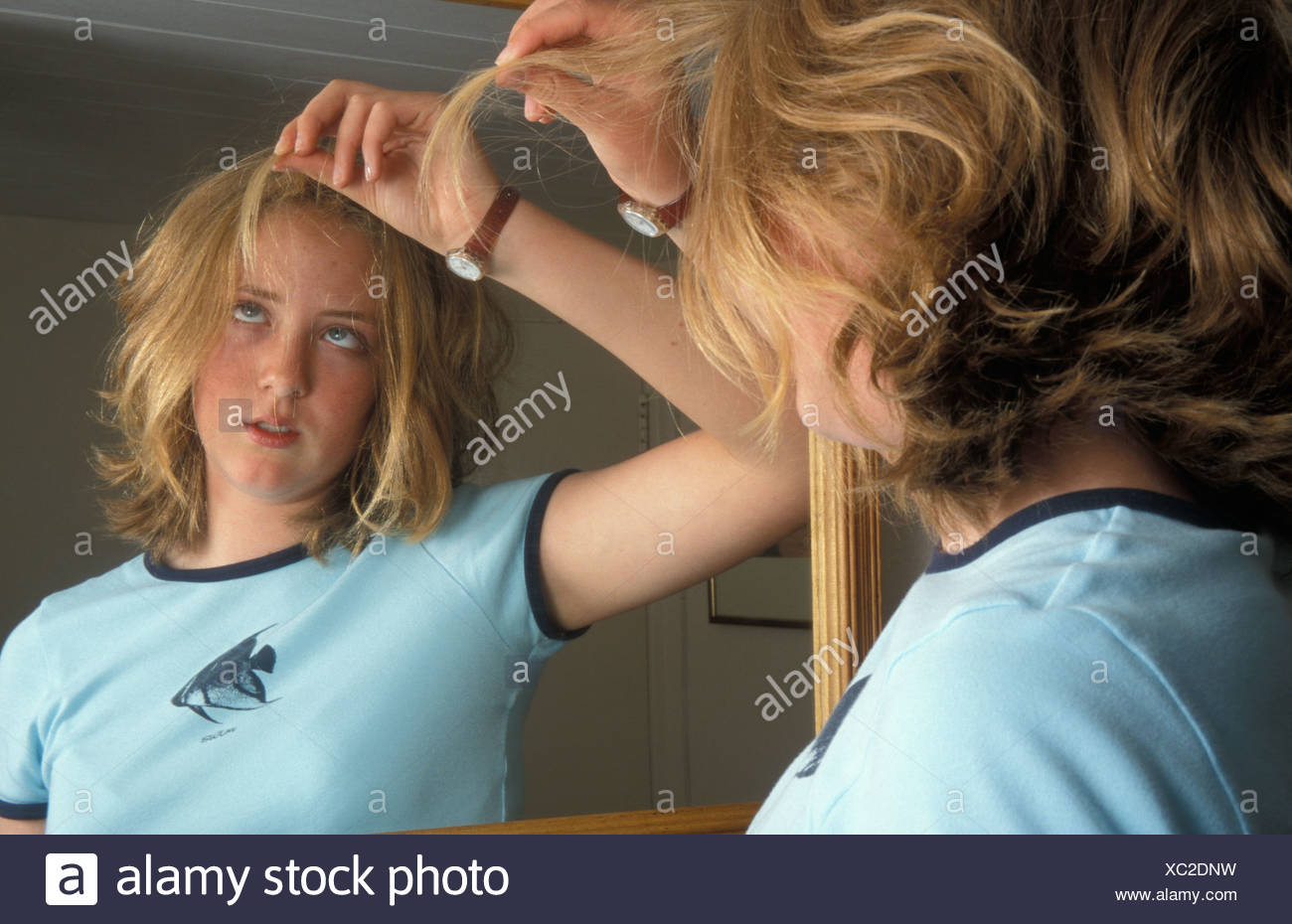 Bad Haircut Girl High Resolution Stock Photography And Images Alamy