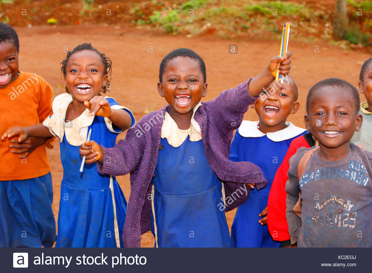 Primary School Girls Laughing High Resolution Stock Photography and ...
