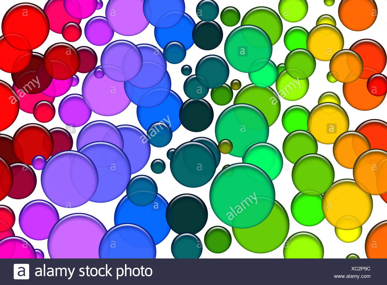 colored bubbles