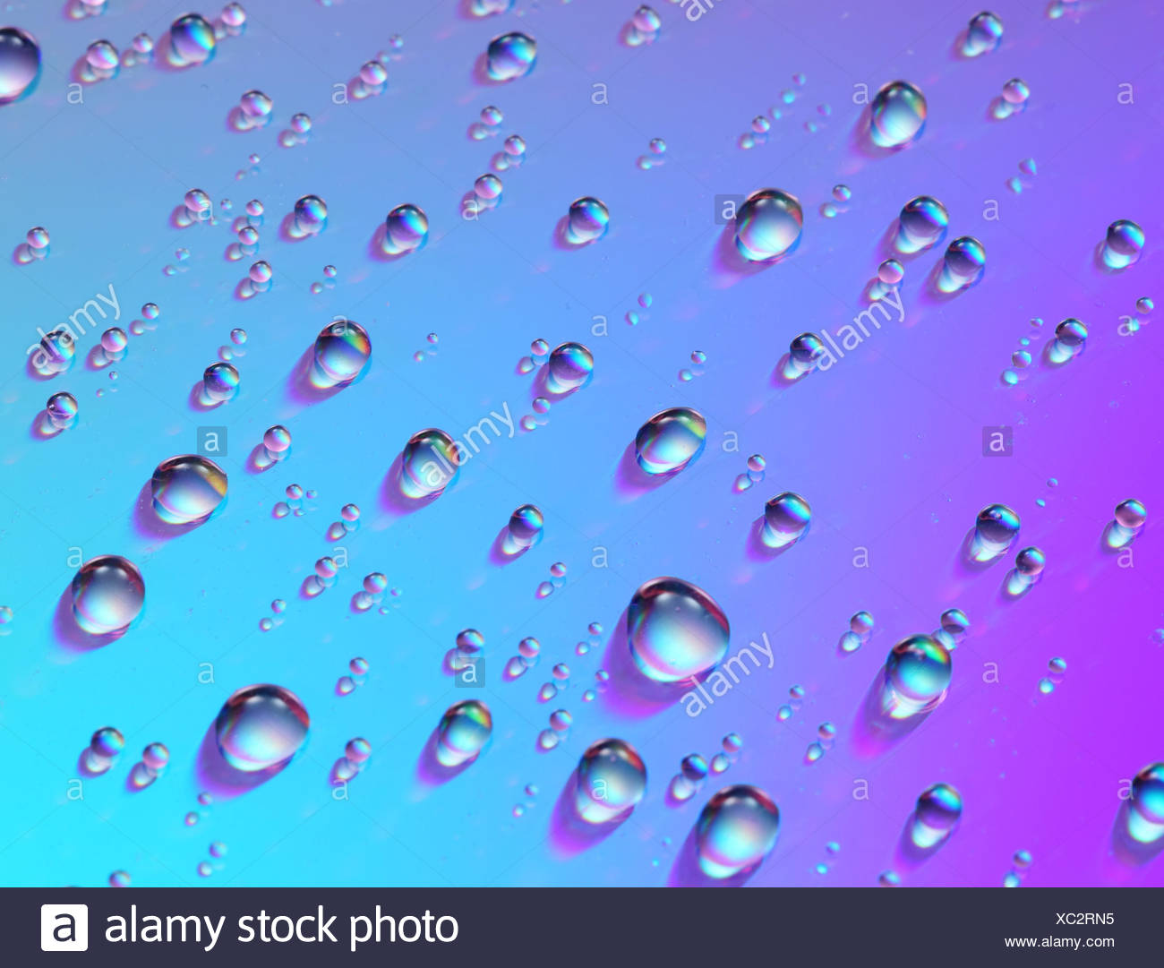 Water Droplet Background Stock Photo Alamy