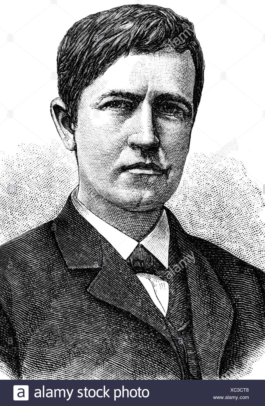 Edison Portrait Inventor Alva Edison High Resolution Stock Photography ...