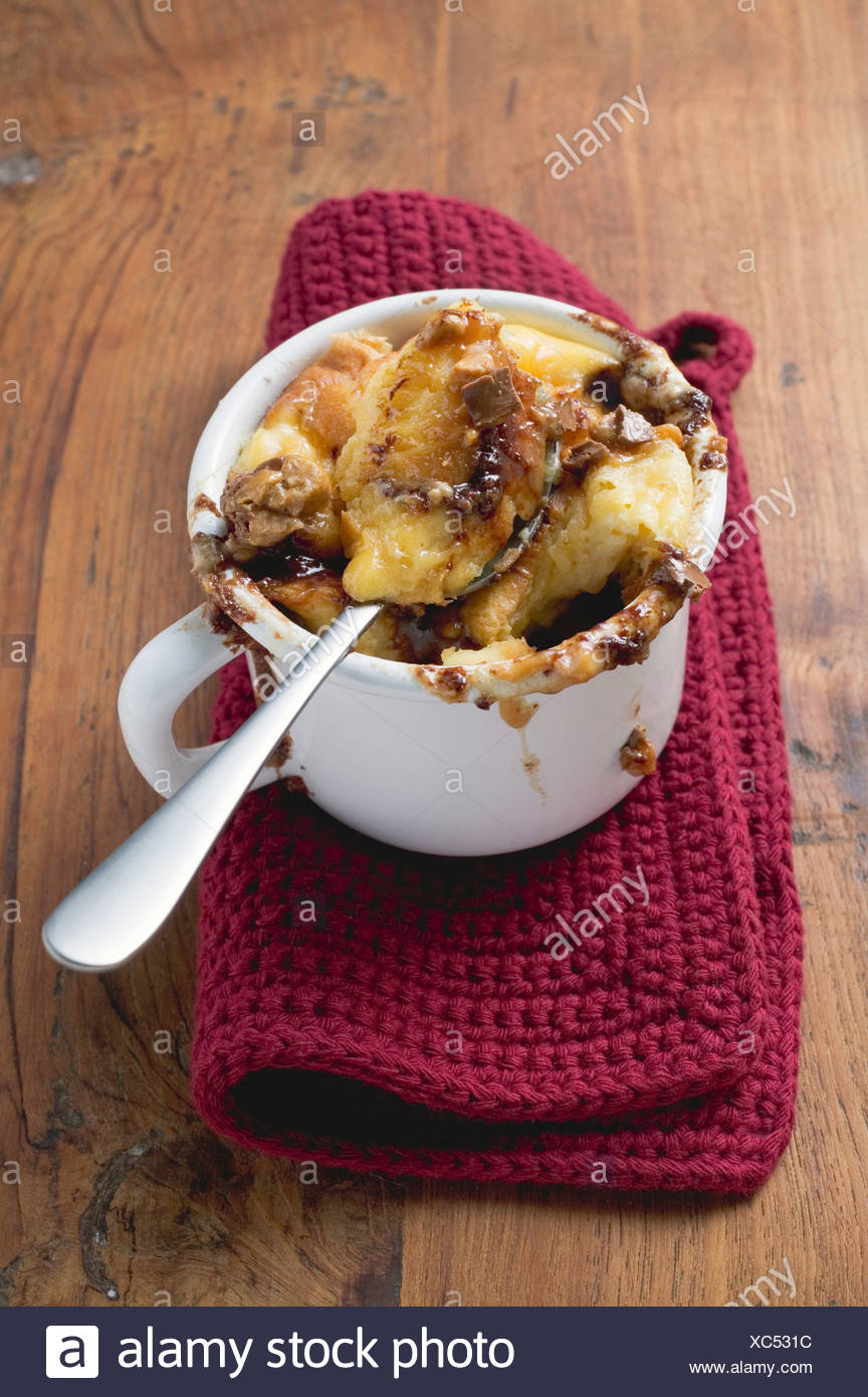 Chocolate Bread And Butter Pudding In Cup With Spoon Foodcollection Stock Photo Alamy Chocolate Bread And Butter Pudding In Cup With Spoon Foodcollection Stock Photo Alamy