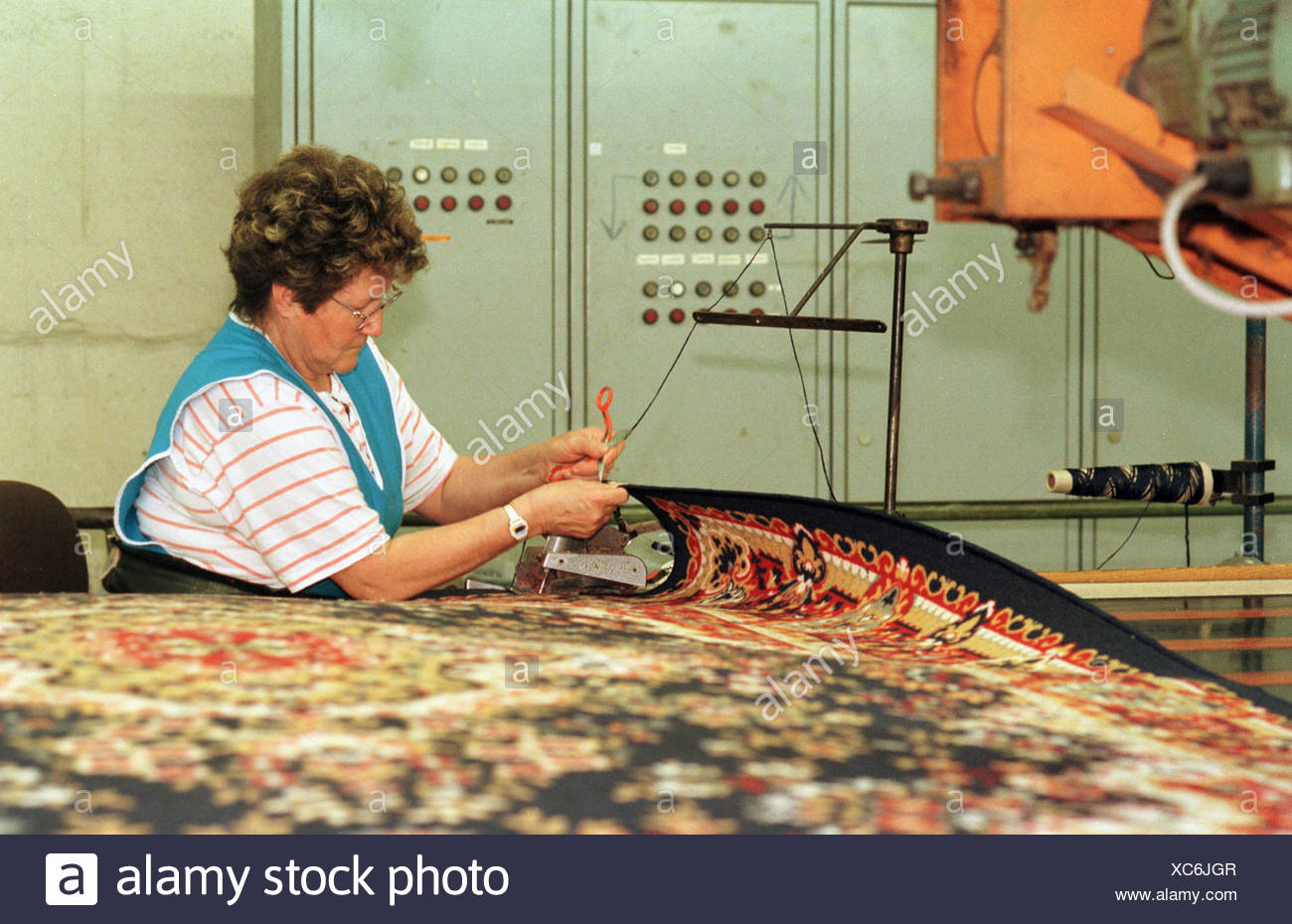 Crescent Teppichwerke Oelsnitz Germany Stock Photo 282888055