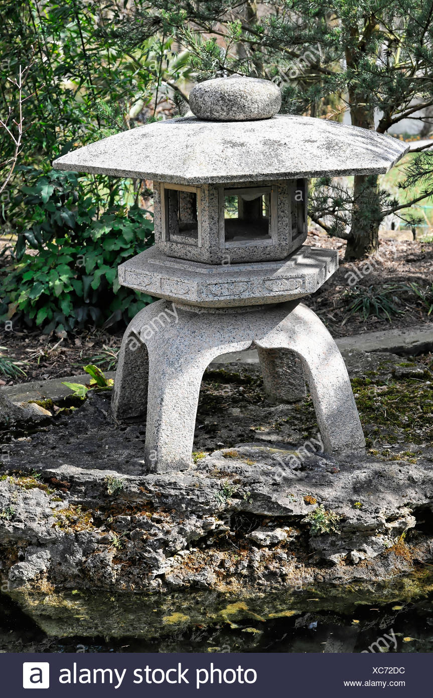 Small Stone Temple Japanese Garden Residenzschloss Ludwigsburg