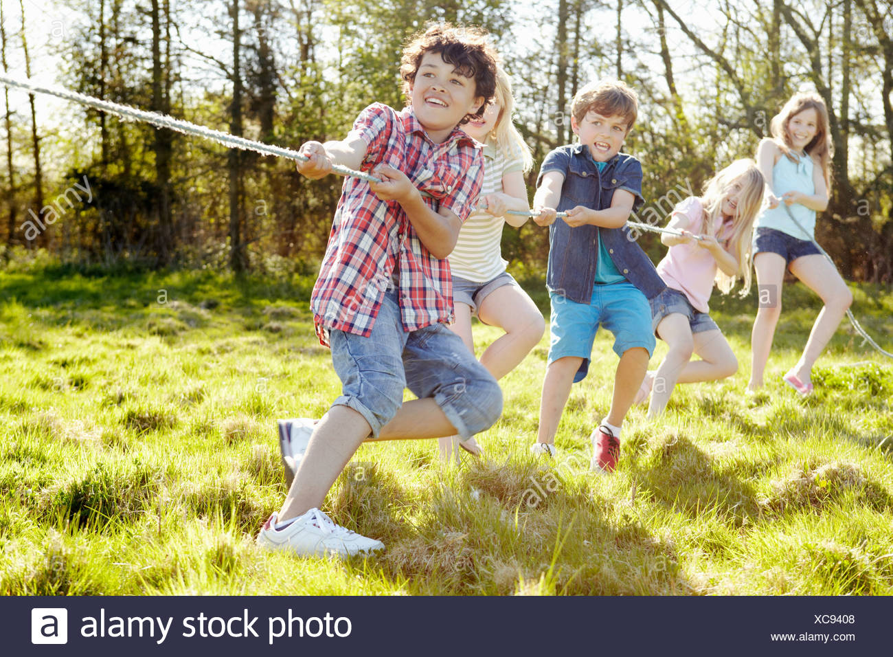 tug of war children