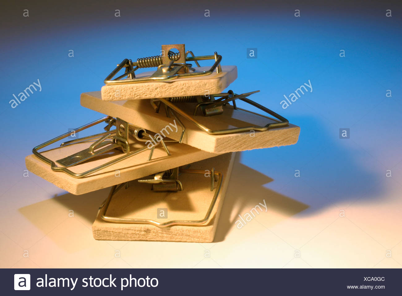 Mousetraps Stock Photo