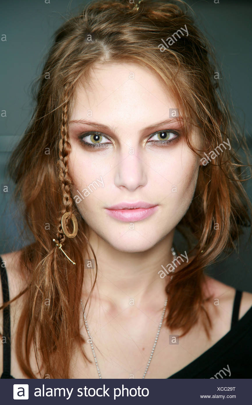 Jean Paul Gaultier Paris Backstage Spring Summer Model Messy Dark