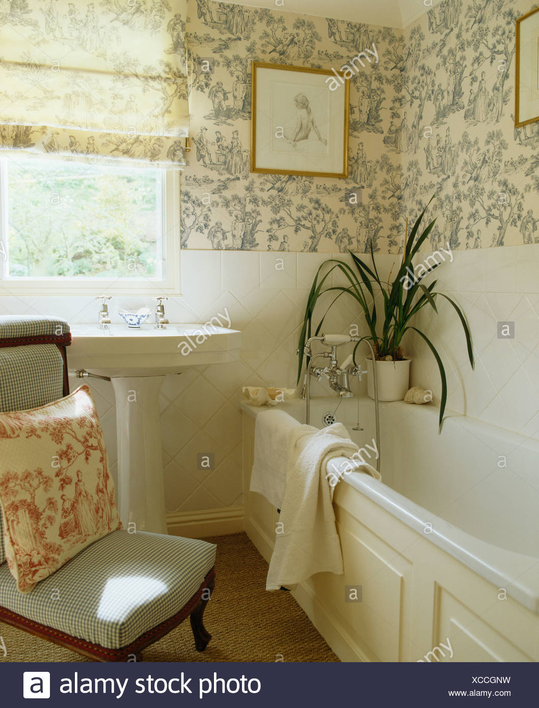 Featured image of post Blue Toile Wallpaper Bathroom We hope you enjoy our growing collection of hd images