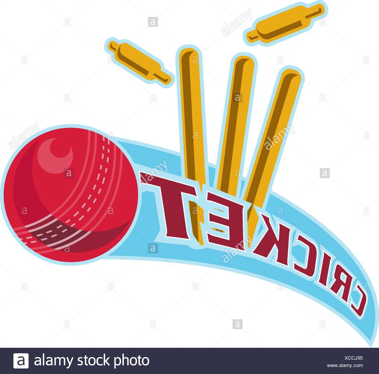 sport, sports, ball, illustration, sticks, retro, wicket, fly ...