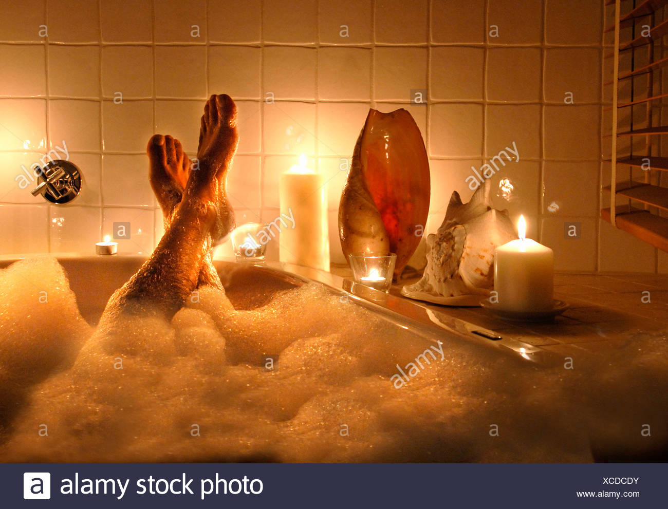 Bathtub Candles High Resolution Stock Photography and Images Alamy