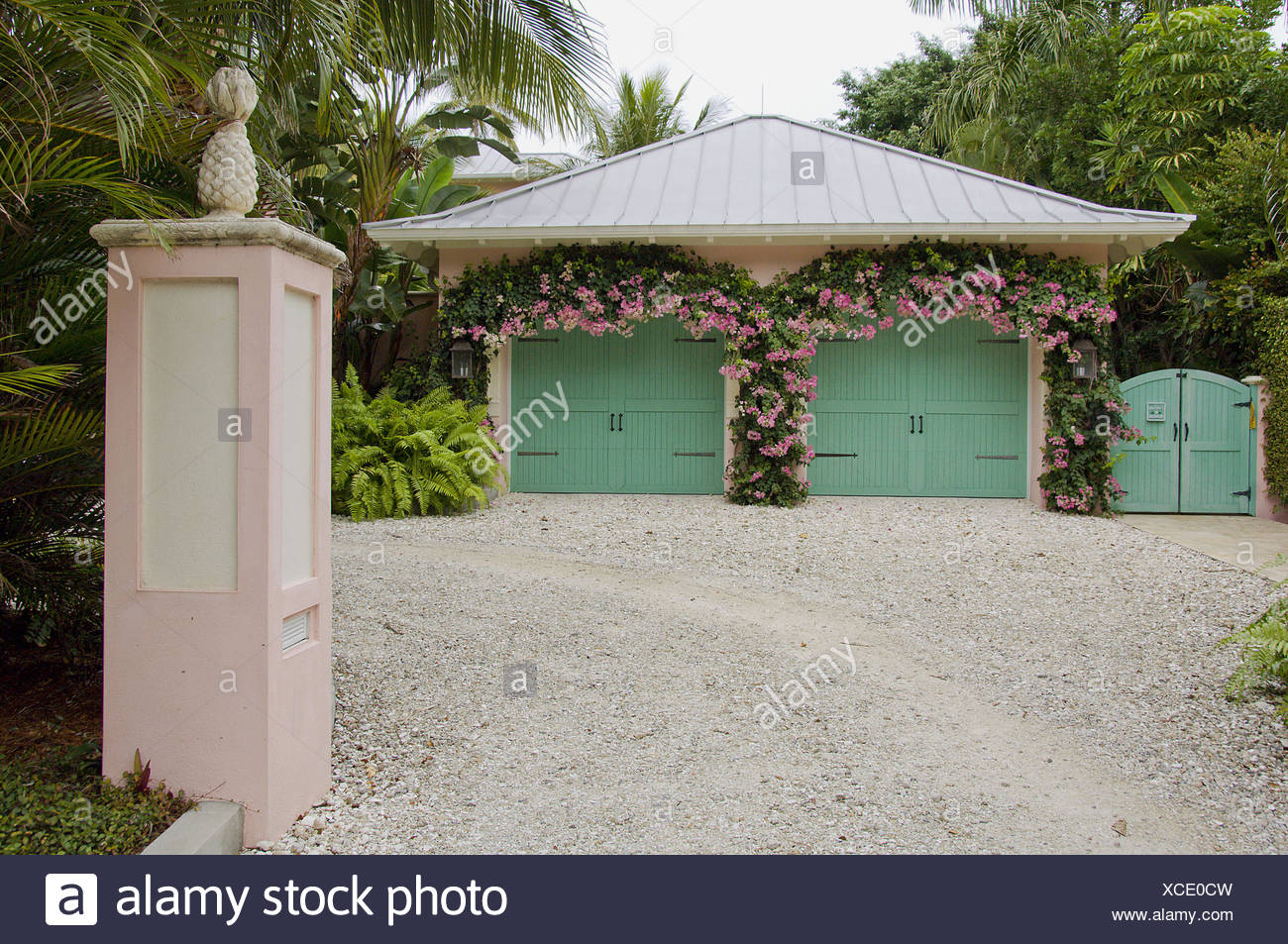 Pink Garage Door Stock Photos Pink Garage Door Stock Images Alamy