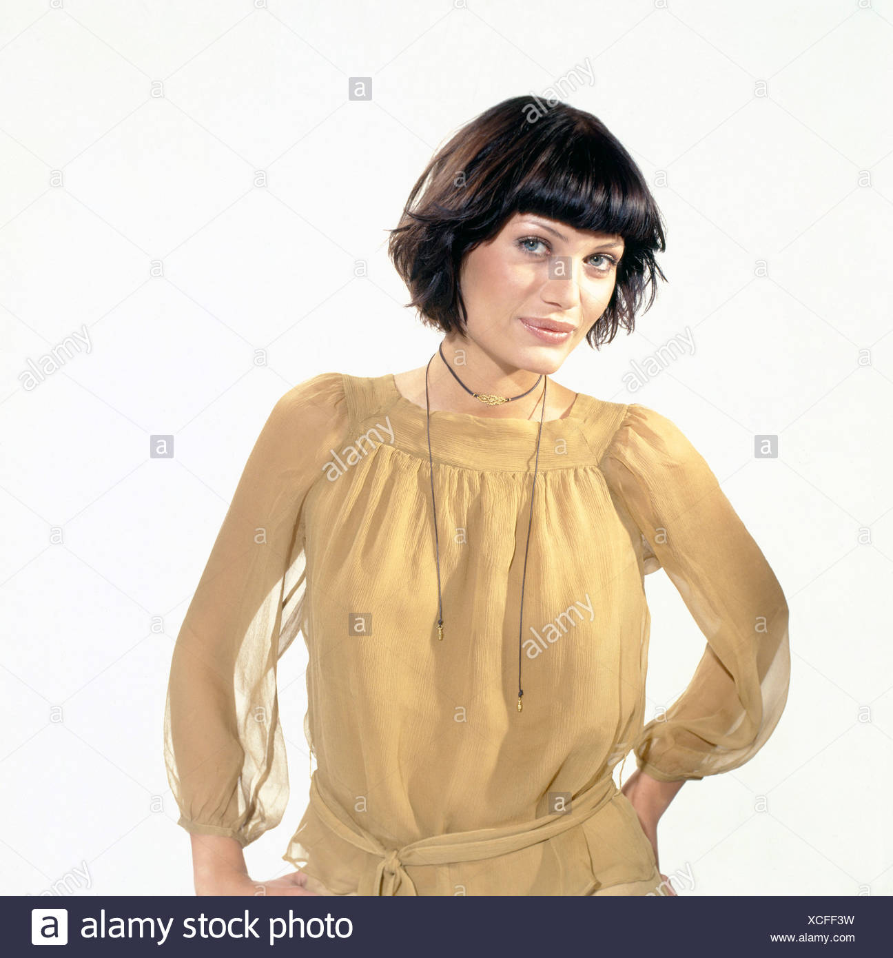 Hair Colours Female Short Dark Brunette Hair Fringe And