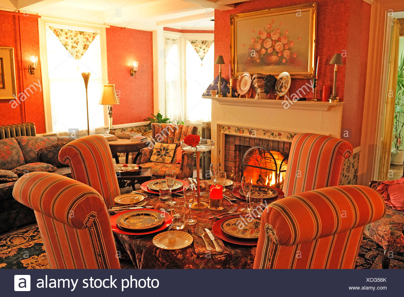 Dining Room Red Hook Old Country Inn New York Usa