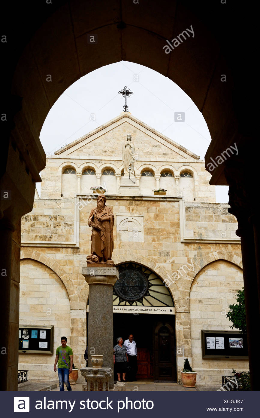 Church Of The Nativity Bethlehem Exterior Stock Photos & Church Of The ...