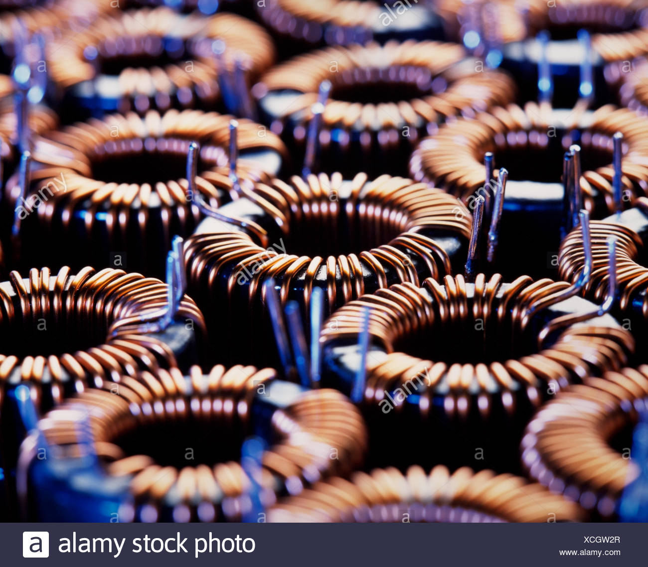 Coil of wire high resolution stock photography and images alamy