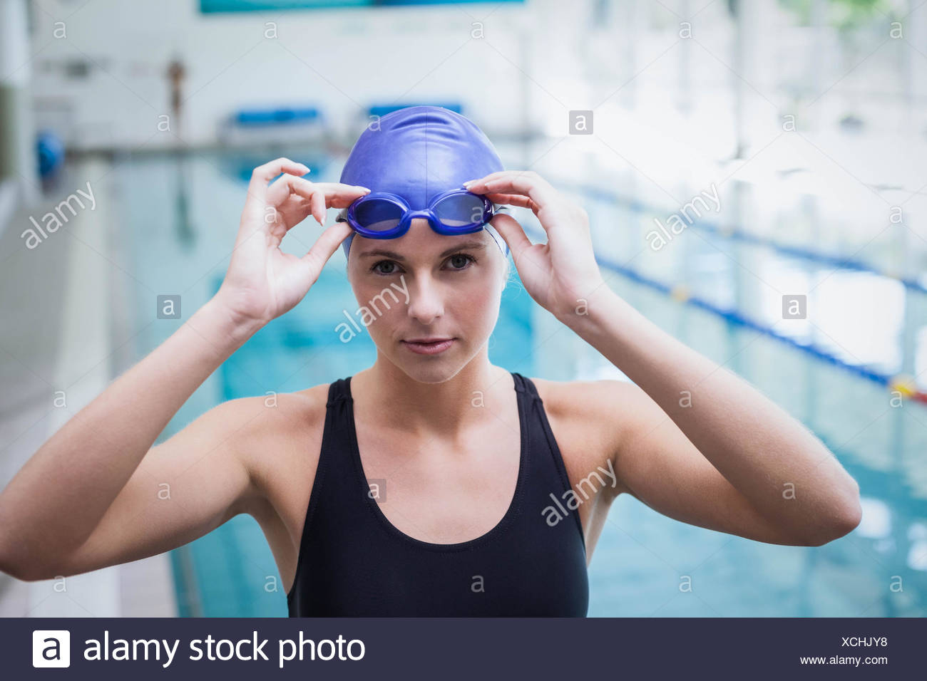 pretty swim caps