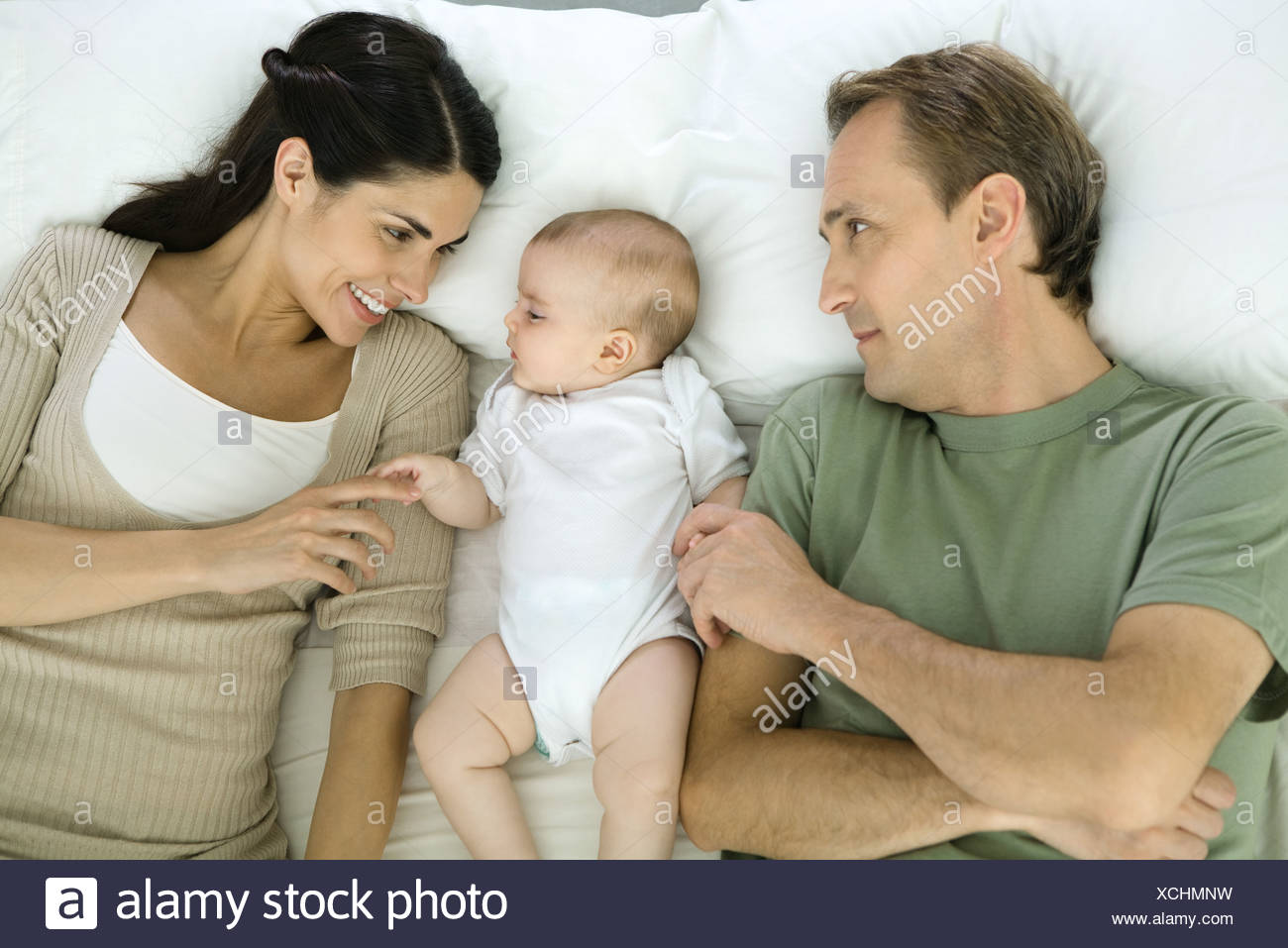 baby bed between parents