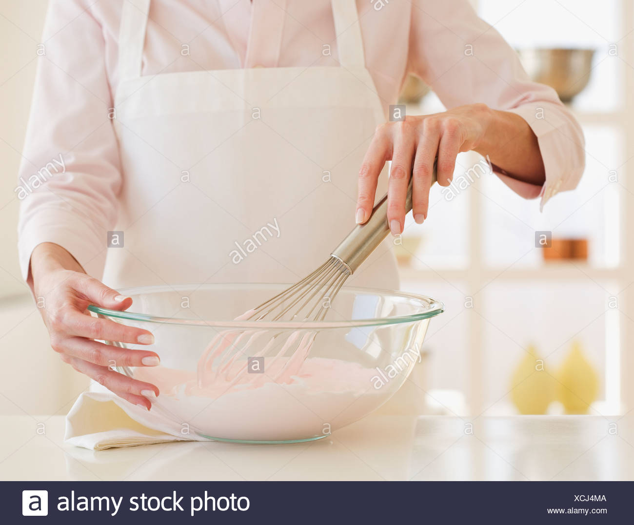 Woman Wearing Apron High Resolution Stock Photography and Images - Alamy