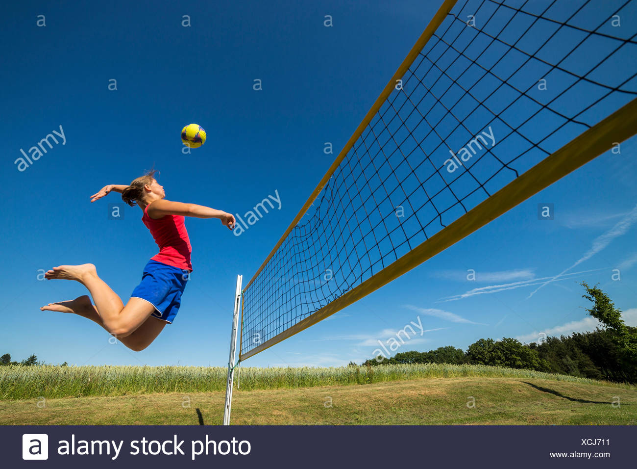 Female Beach Volleyball High Resolution Stock Photography and Images