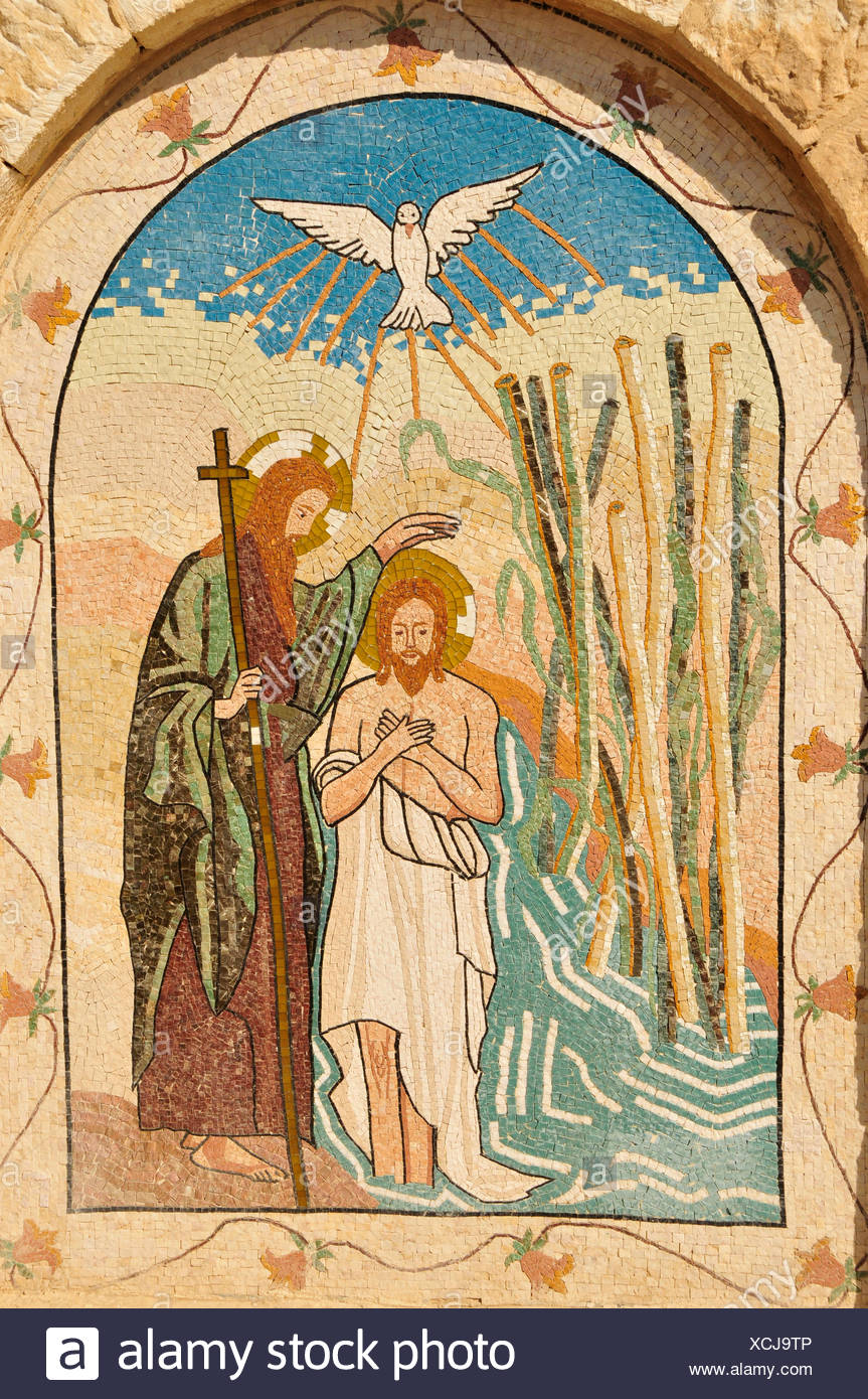 John Baptist Jesus River Jordan High Resolution Stock Photography and 