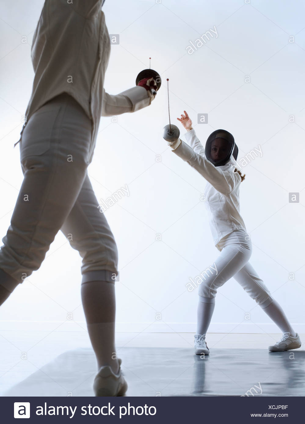 Duel Fencing High Resolution Stock Photography and Images Alamy