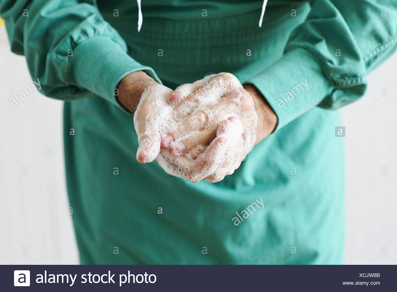 Scrubbing With Soap Stock Photos & Scrubbing With Soap Stock Images Alamy