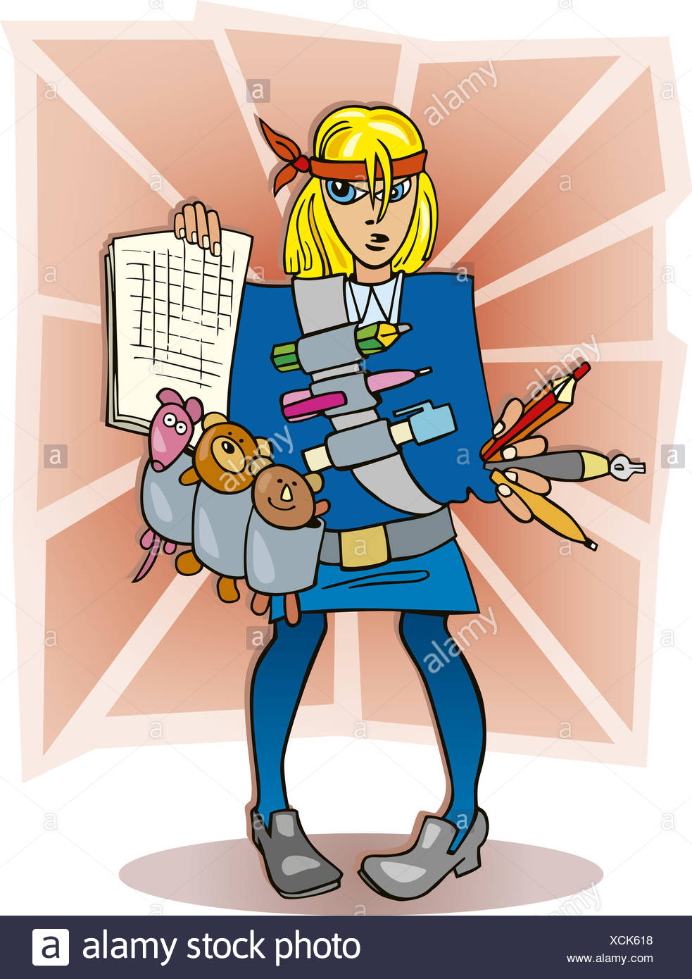 Education Illustration Cartoon Test Ready Exam Inspection School Educational Stock Photo Alamy Education Illustration Cartoon Test Ready Exam Inspection School Educational Stock Photo Alamy