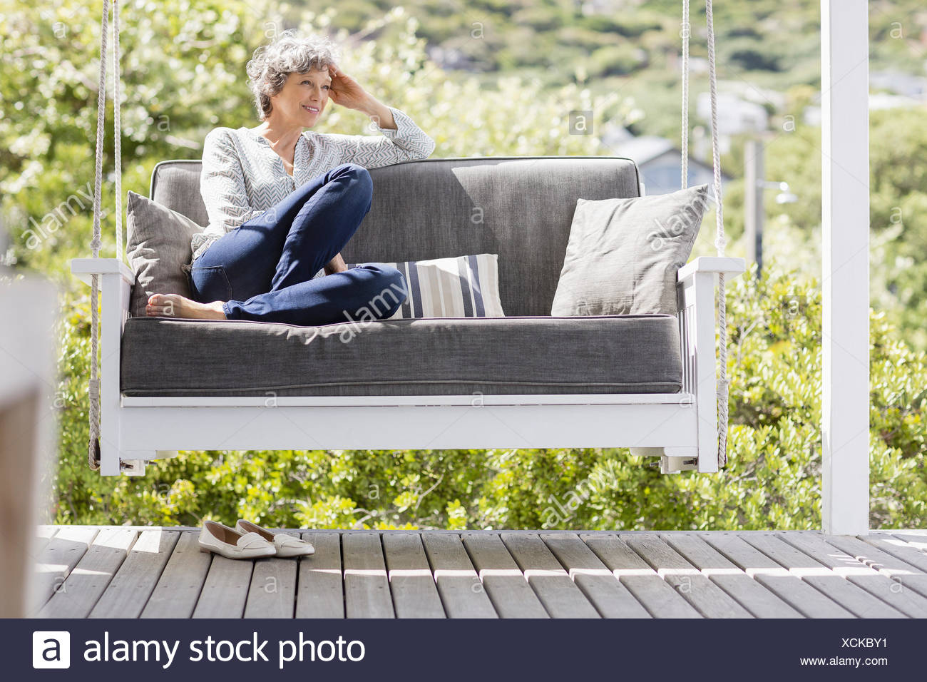 Sitting On A Porch High Resolution Stock Photography and Images - Alamy