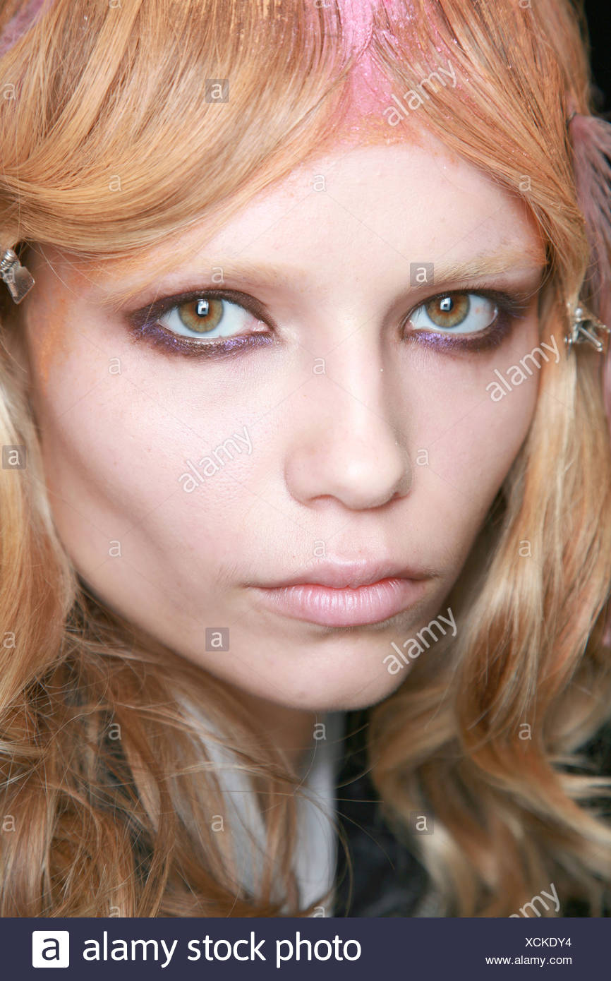 Nina Ricci Paris Backstage Spring Summer Model Strawberry Blonde