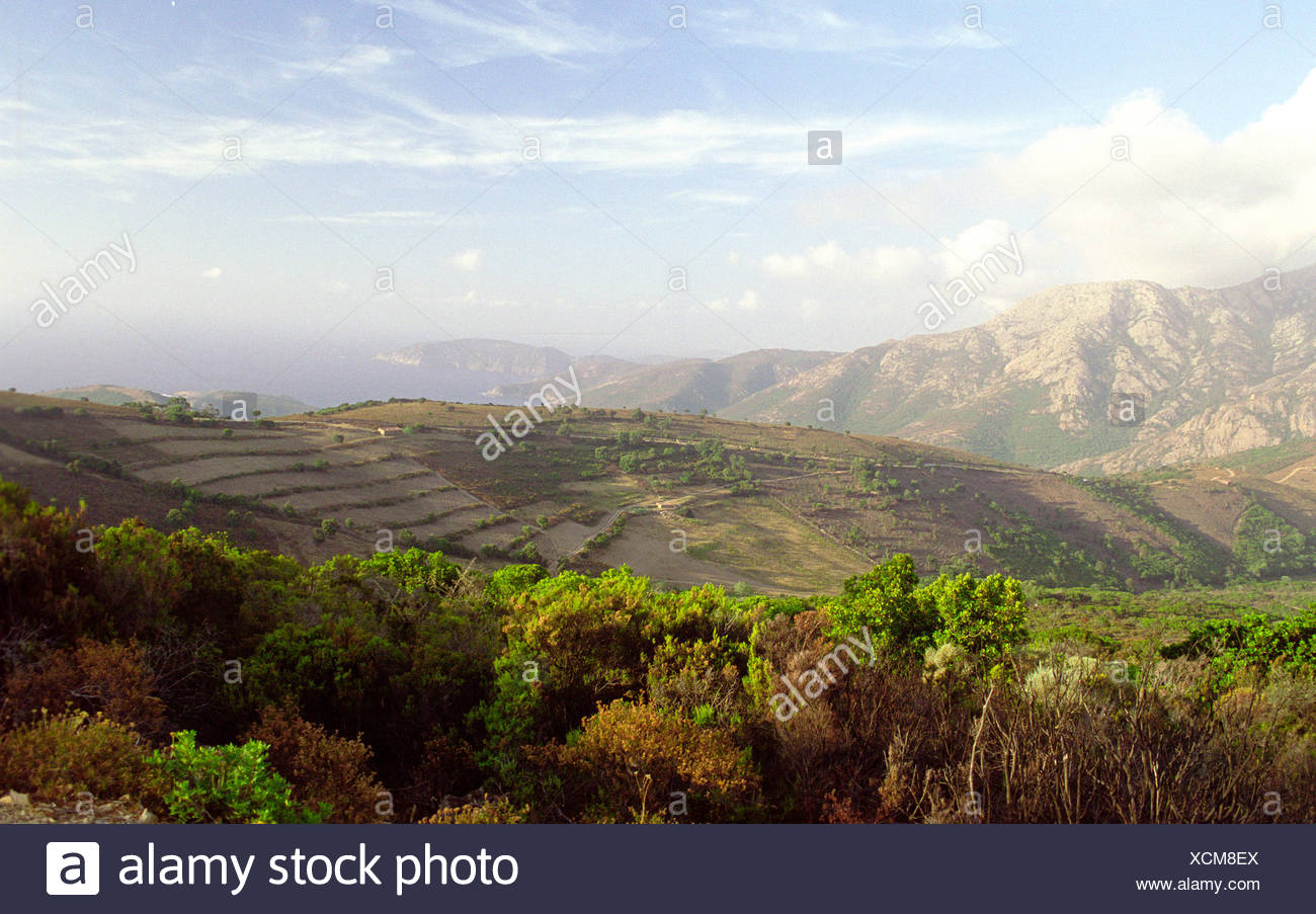 Landscape Near Plage Darone Corse Stock Photo 283187490